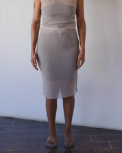 BASERANGE Midi Skirts Sti Slip Skirt