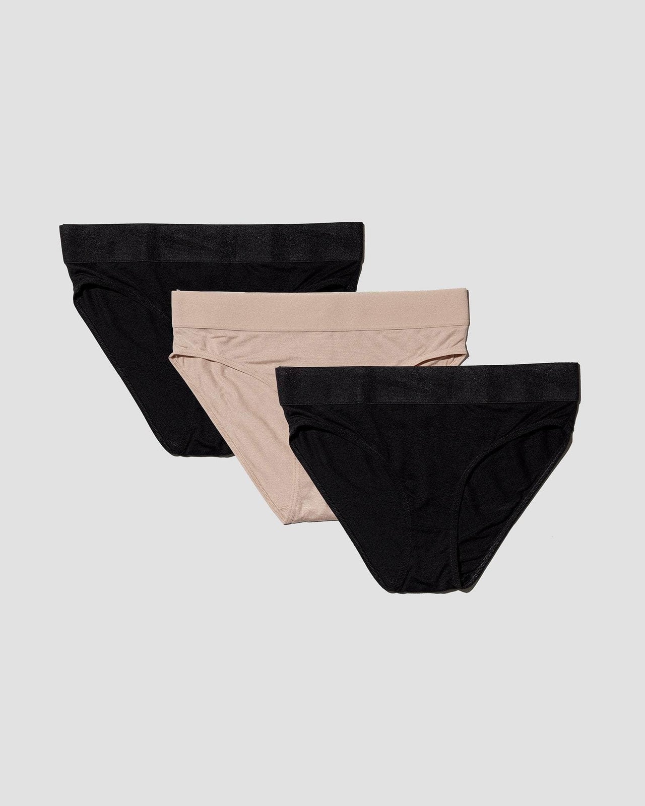baserange Pack - 3 culottes bell élastique - Lyocell de bambou