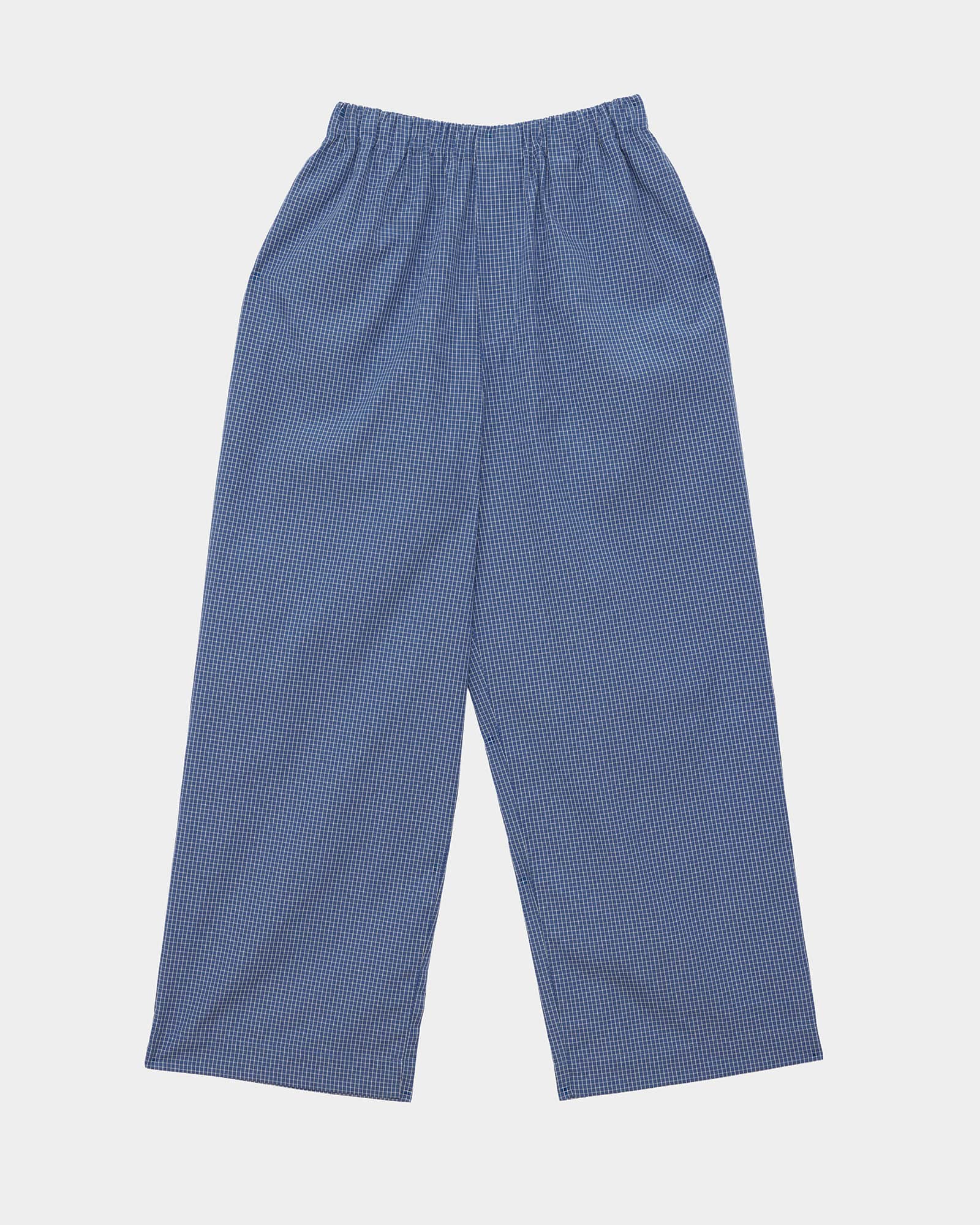 Claude Pants in Ace check | Lyocell poplin | Baserange