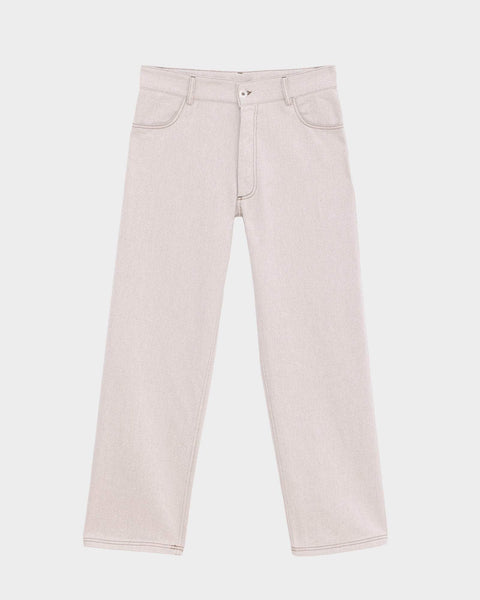 Indre Pants in Sand / brown | Denim | Baserange