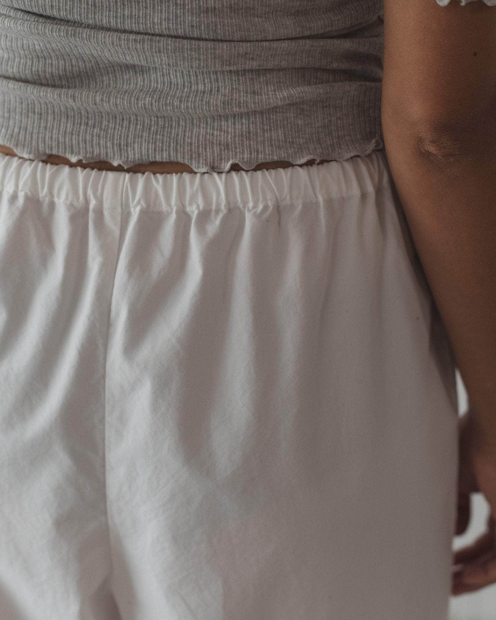 BASErange ベースレンジ KOLLA PANTS パジャマパンツSサイズ Kolla Pants in Undyed | Organic cotton poplin | Baserange
