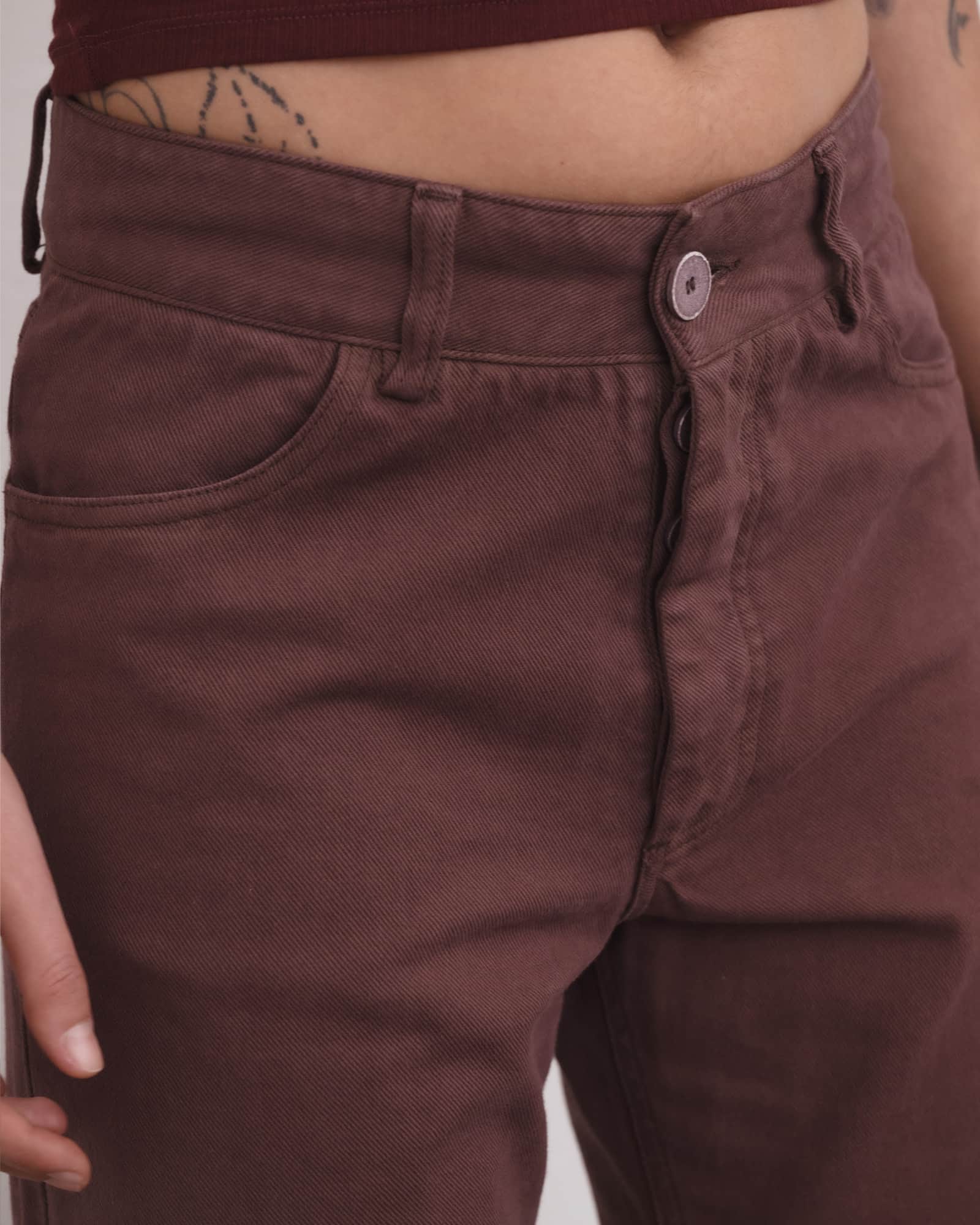 BASERANGE Pants Tajo Wide Pants