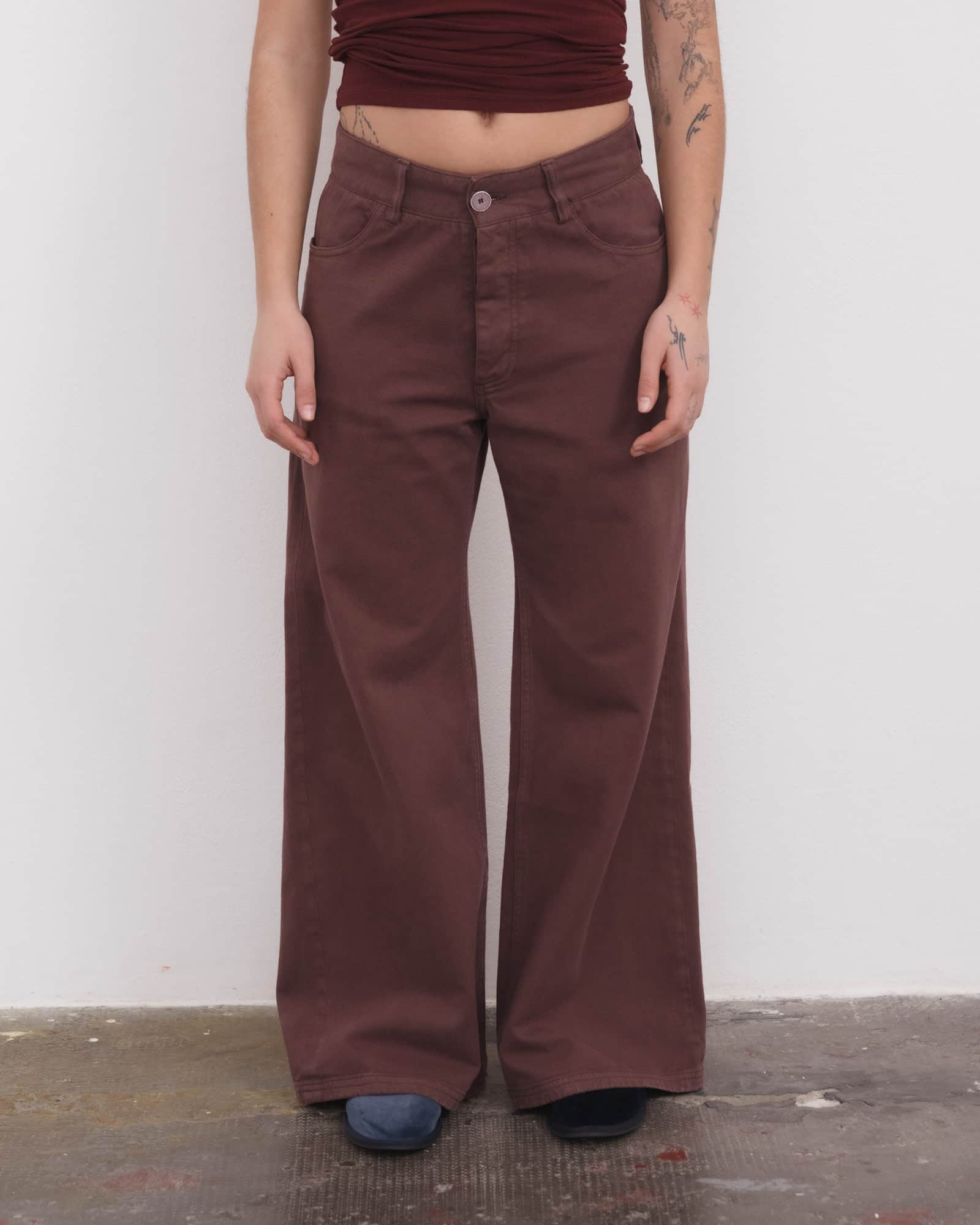 BASERANGE Pants Tajo Wide Pants