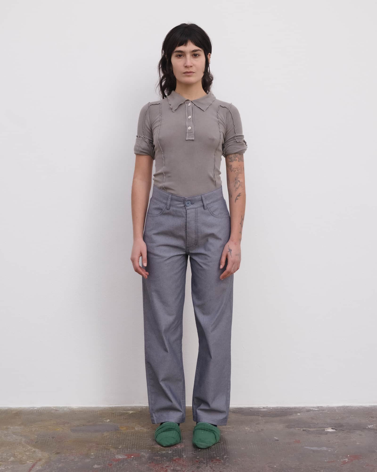 BASERANGE Polos Omato Polo Long Sleeve Tee
