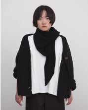 BASERANGE Scarfs BLACK / ONE SIZE Trin Scarf