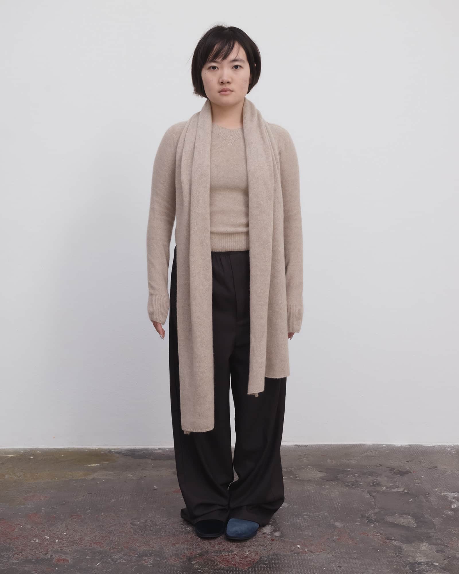 BASERANGE Scarfs CAMEL / ONE SIZE Enso Scarf