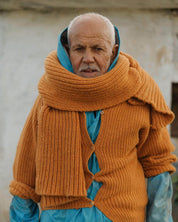 BASERANGE Scarfs CLAIR ORANGE / One Size Mea Scarf