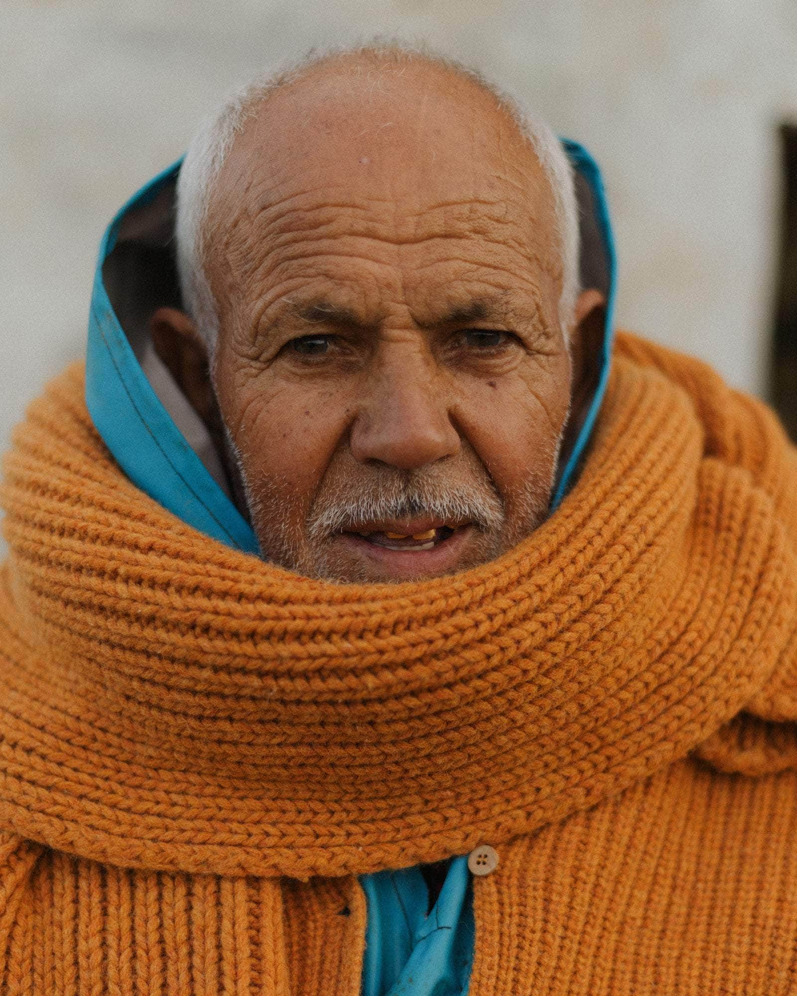 BASERANGE Scarfs CLAIR ORANGE / One Size Mea Scarf