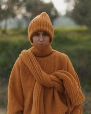 BASERANGE Scarfs CLAIR ORANGE / One Size Mea Scarf