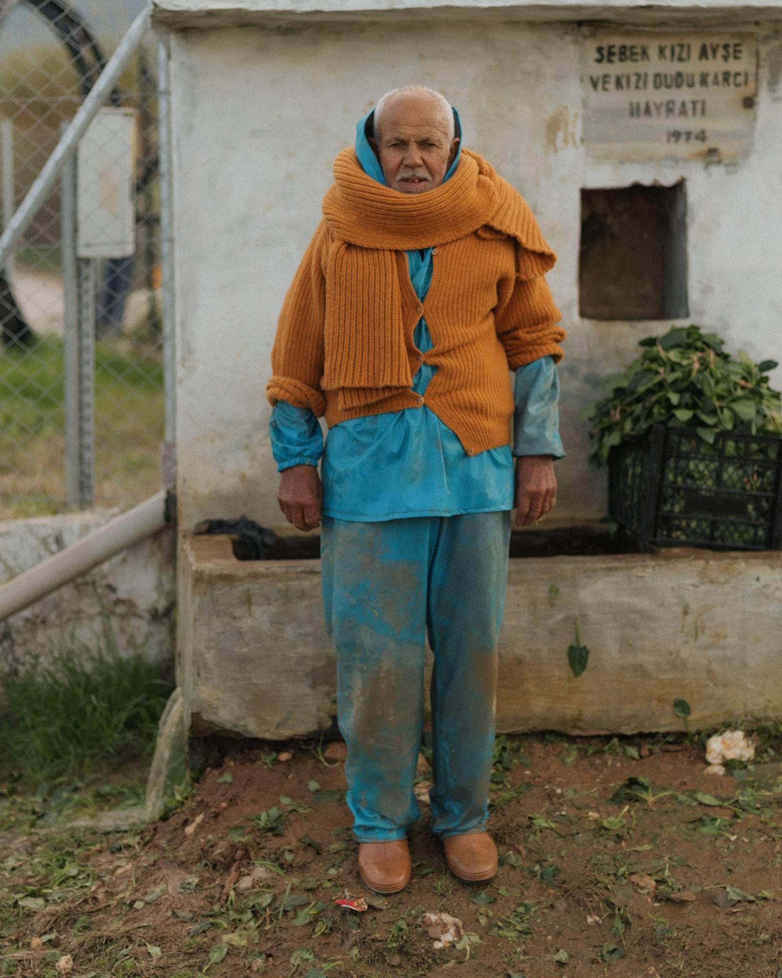 BASERANGE Scarfs CLAIR ORANGE / One Size Mea Scarf