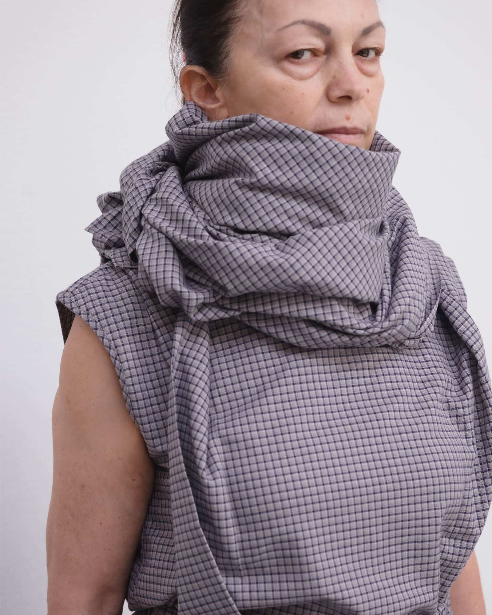 BASERANGE Scarfs CONSUL CHECK / ONE SIZE Snell Scarf