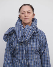 BASERANGE Scarfs EUREKA PLAID / ONE SIZE Snell Scarf