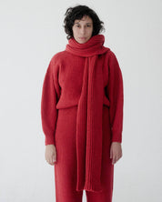 BASERANGE SCARFS RED / One Size Mea Scarf