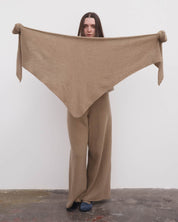 BASERANGE Scarfs ROVERE BROWN / ONE SIZE Trin Scarf