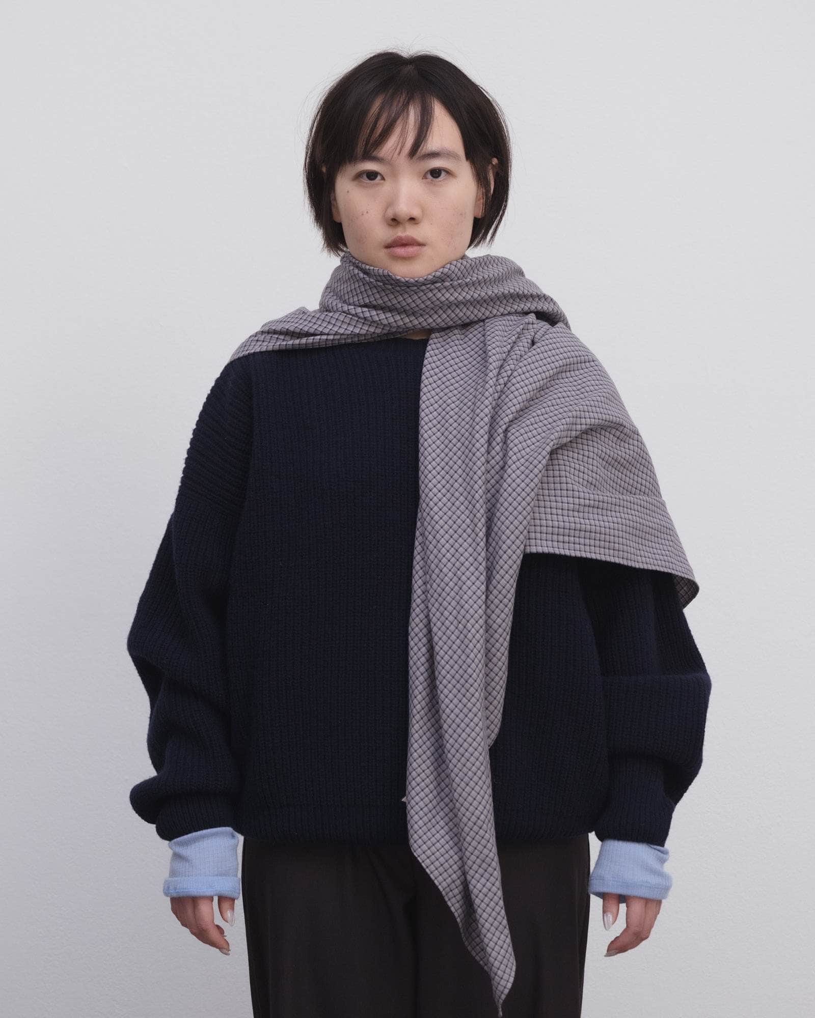 BASERANGE Scarves CONSUL CHECK / ONE SIZE Snell Scarf