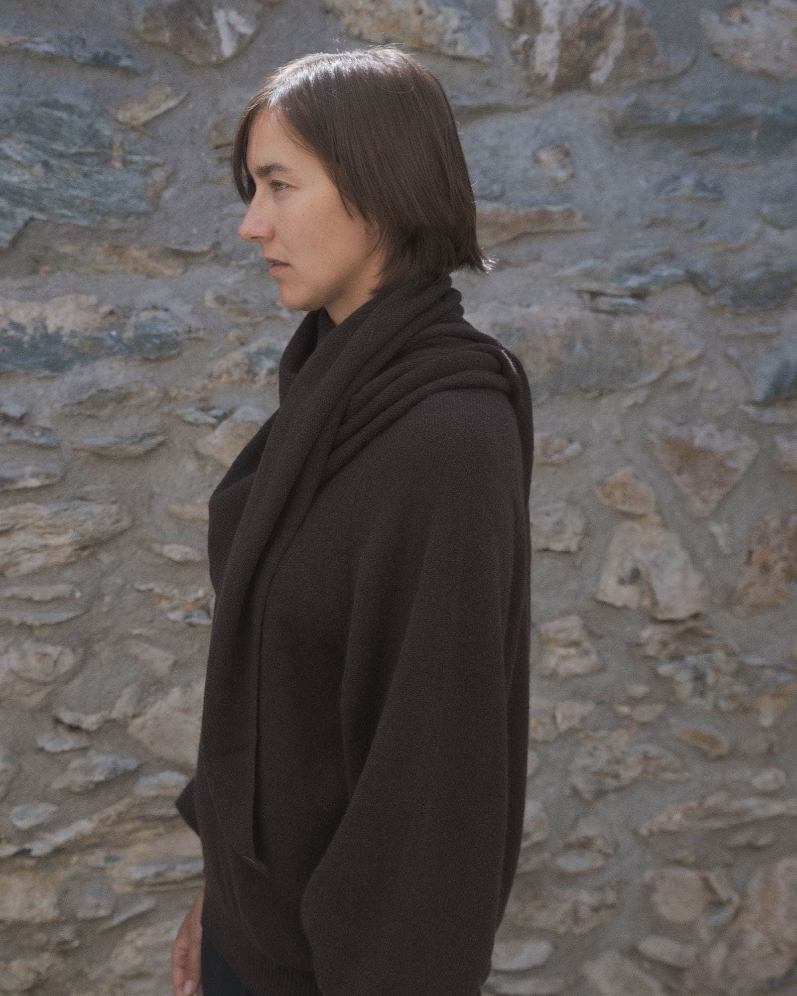 BASERANGE Scarves EBANO BROWN / ONE SIZE Trin Scarf