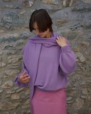 BASERANGE Scarves LILAC / ONE SIZE Trin Scarf