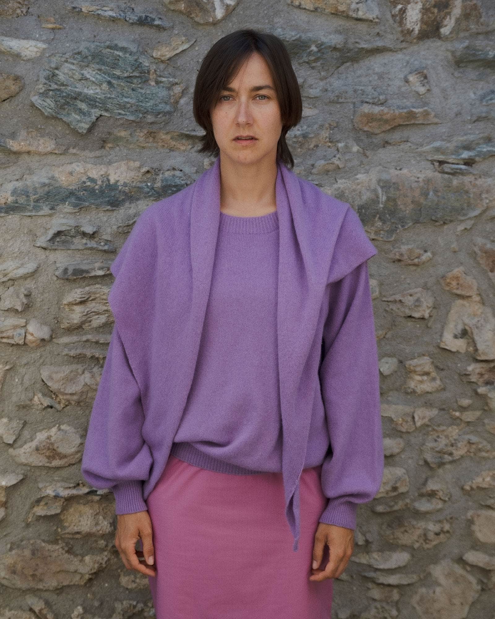 BASERANGE Scarves LILAC / ONE SIZE Trin Scarf