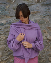 BASERANGE Scarves LILAC / ONE SIZE Trin Scarf