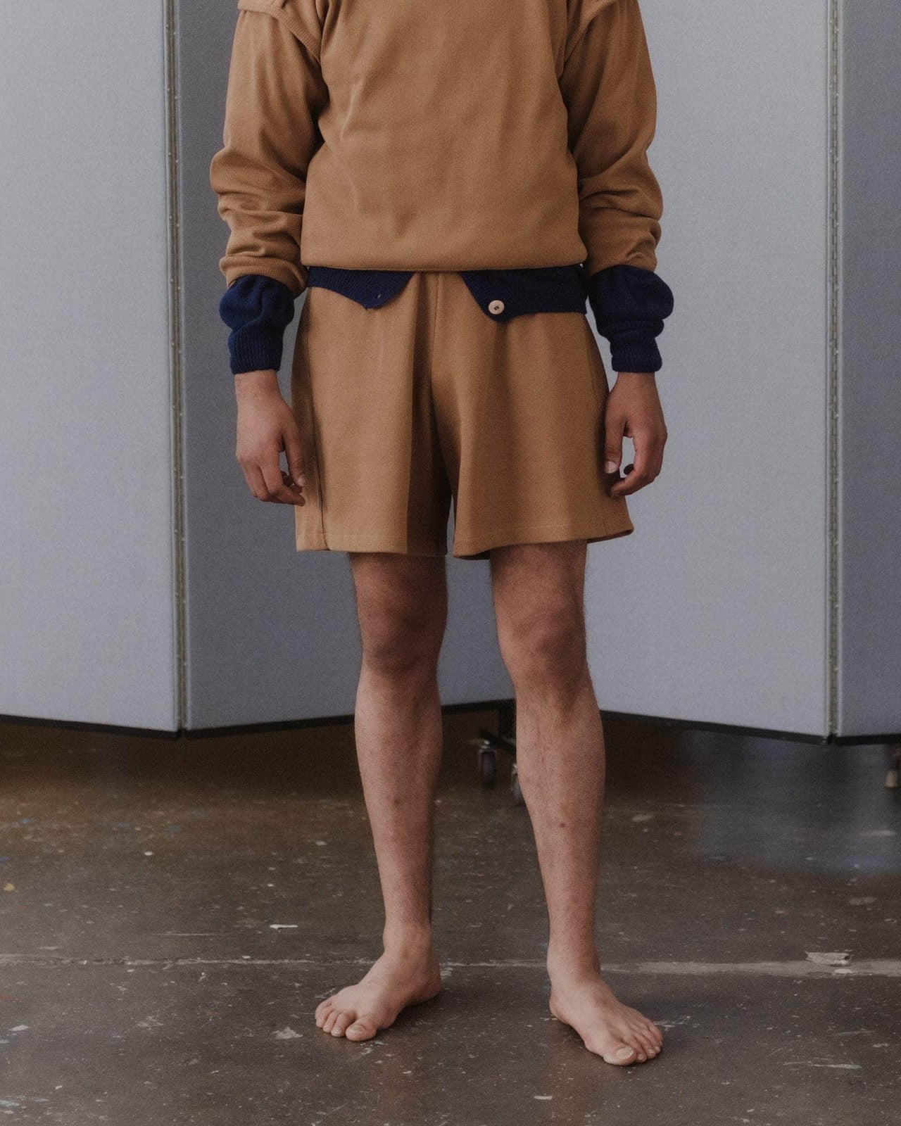 baserange Short relief - Coton biologique côtelé