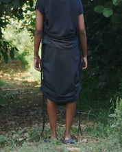 BASERANGE Skirts Pictorial Strap Skirt