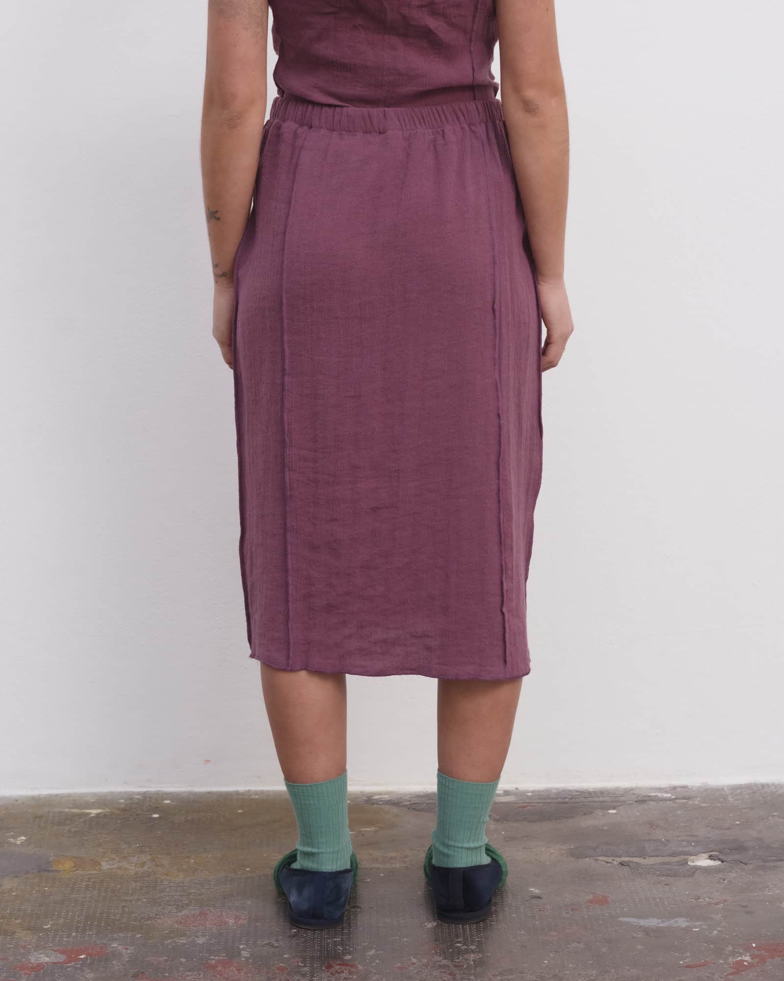 BASERANGE Skirts Shok Midi Skirt