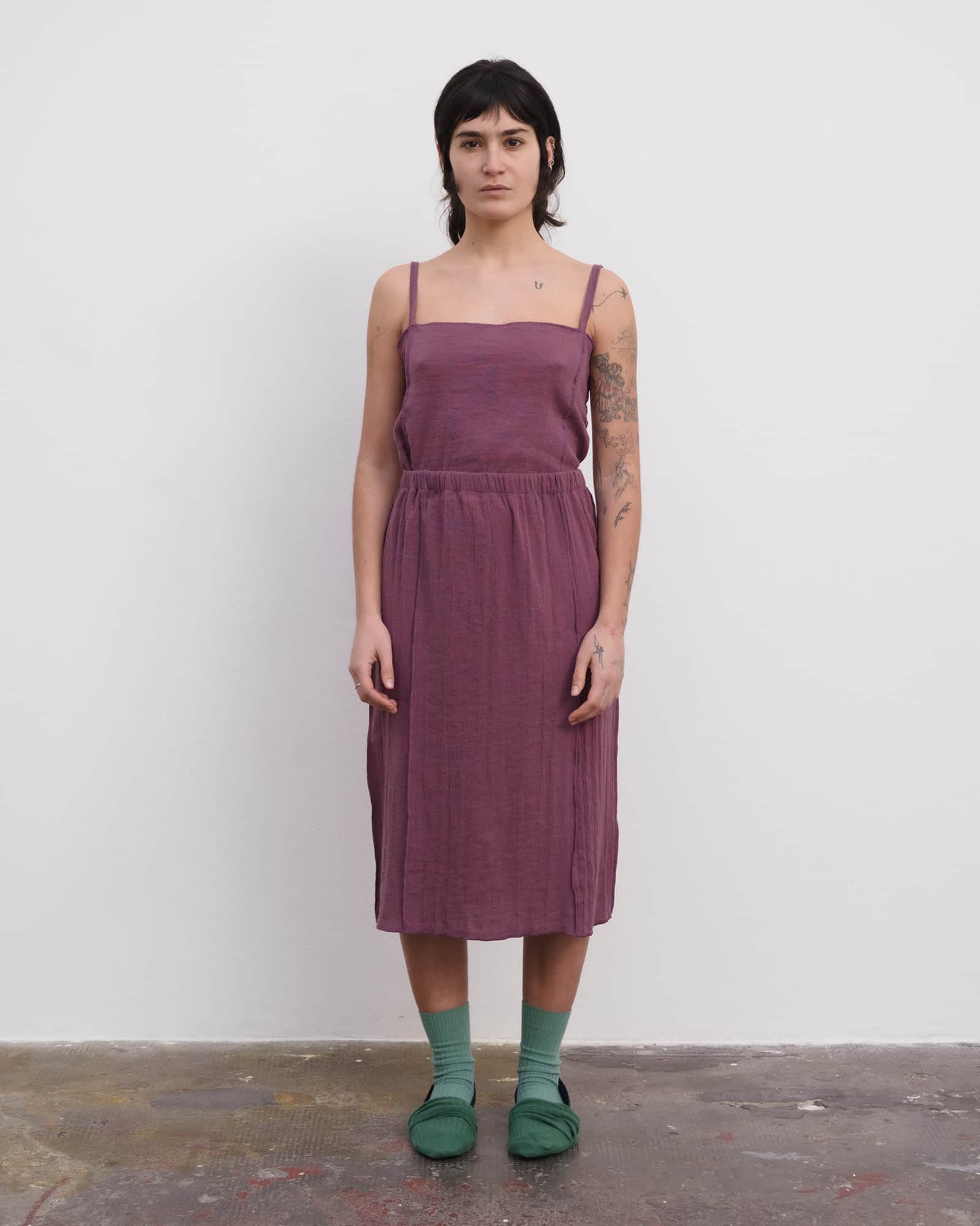 BASERANGE Skirts Shok Midi Skirt