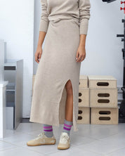 BASERANGE Skirts Tier Midi Skirt