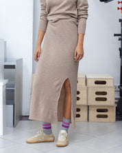BASERANGE Skirts Tier Midi Skirt