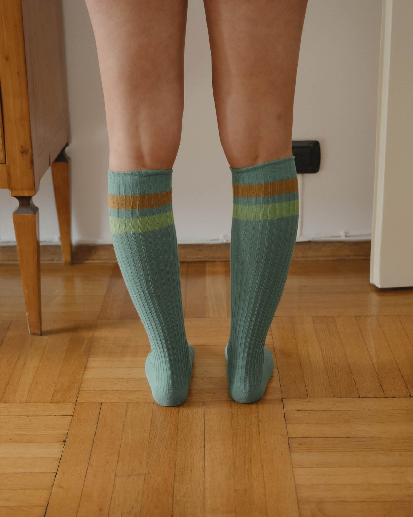 BASERANGE Socks Race Knee Socks