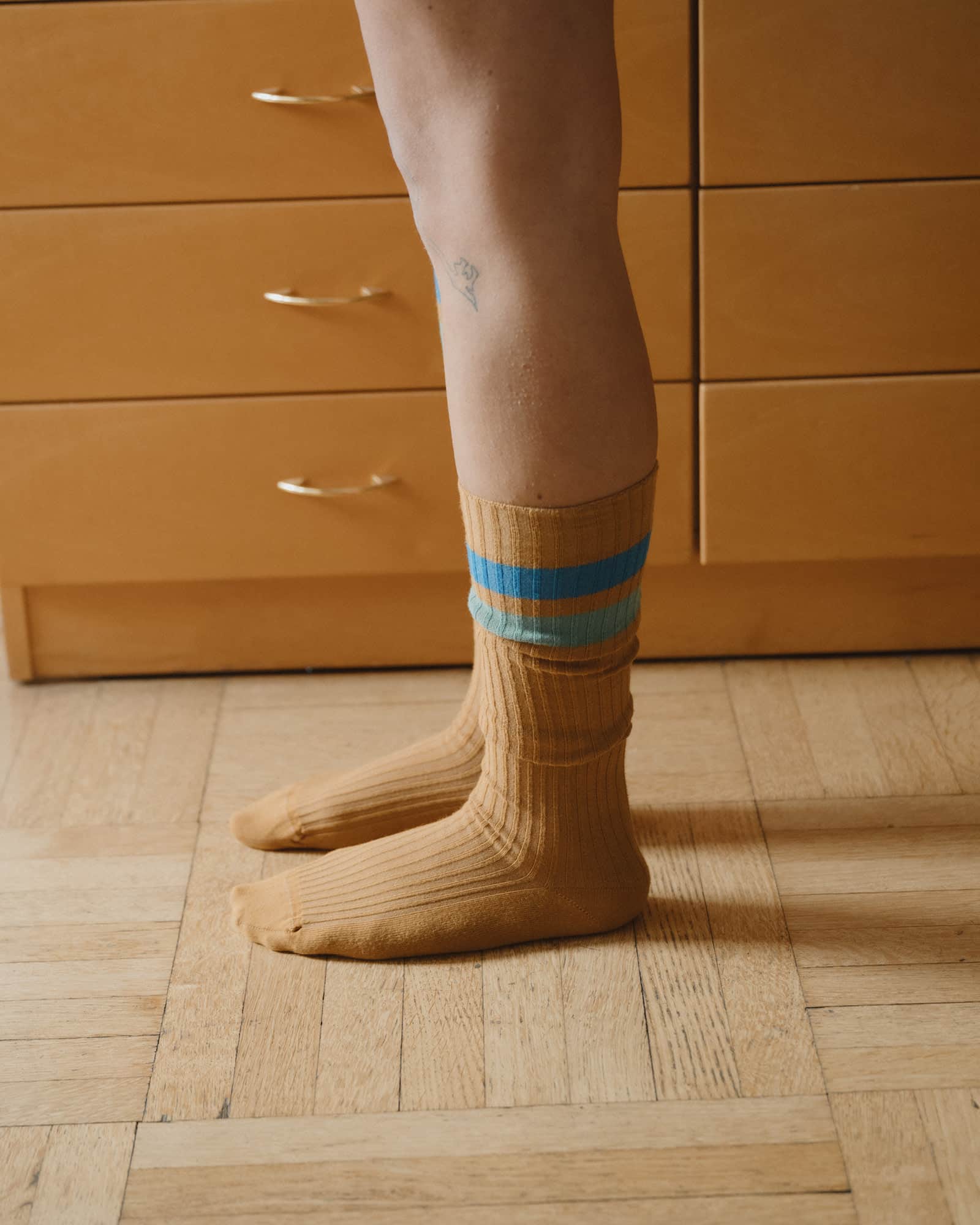 BASERANGE Socks Race Knee Socks