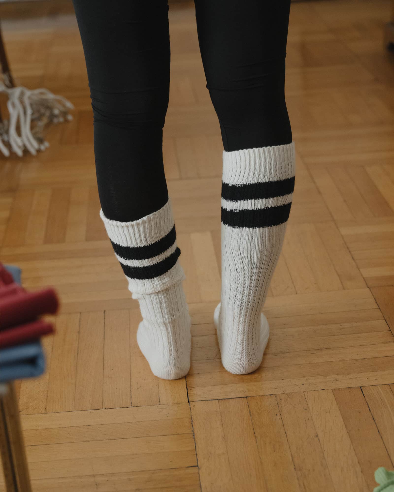 BASERANGE Socks Race Knee Socks