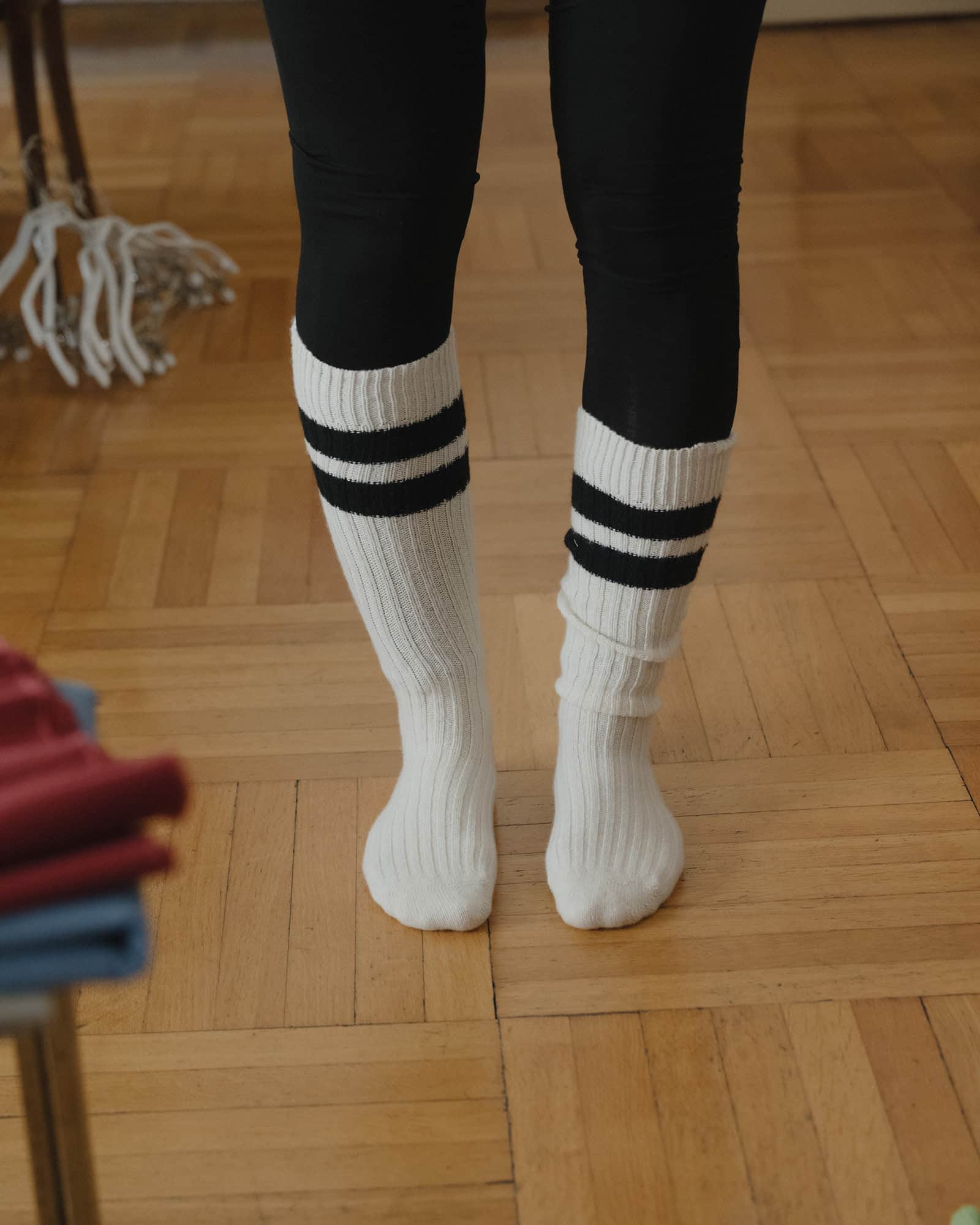BASERANGE Socks Race Knee Socks