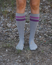 BASERANGE Socks Race Knee Socks