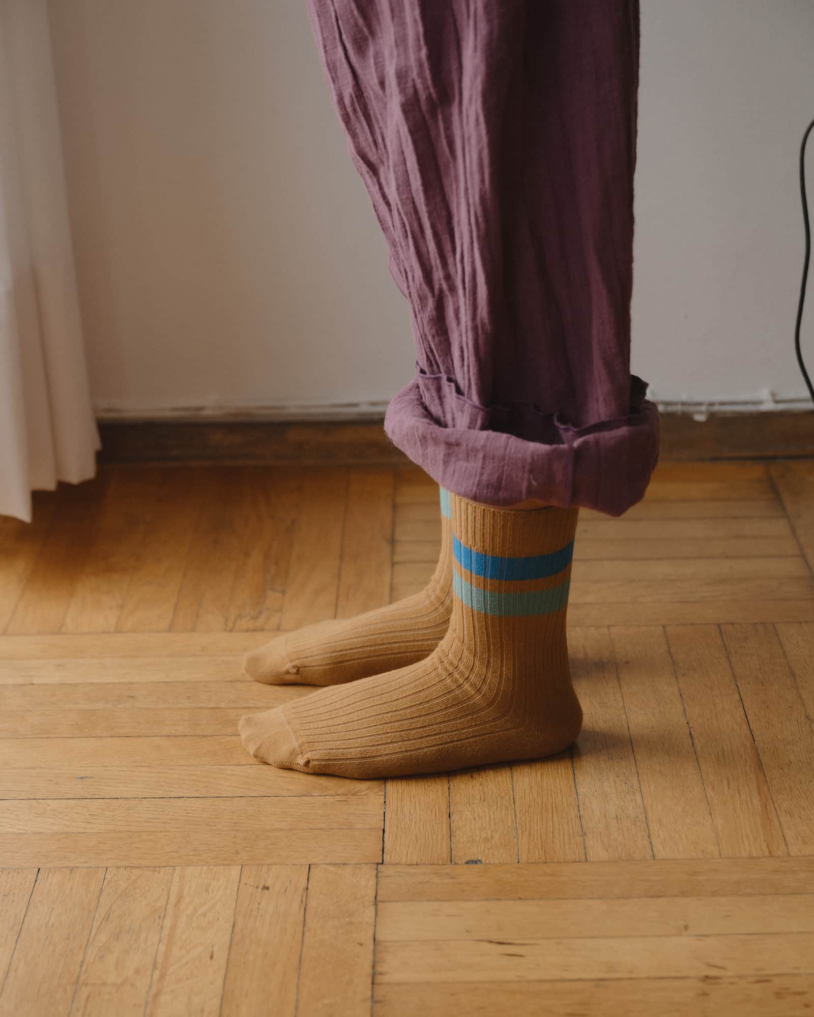BASERANGE Socks Race Overankle Socks