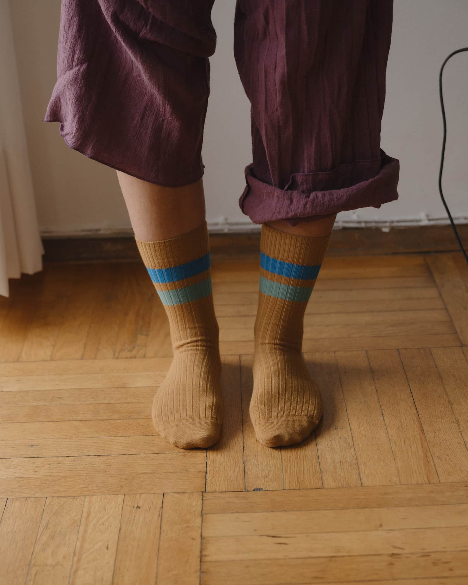 BASERANGE Socks Race Overankle Socks