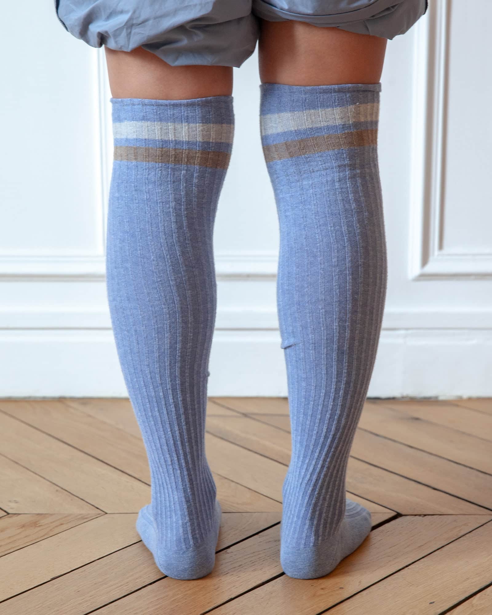 BASERANGE Socks Race Overknee Socks