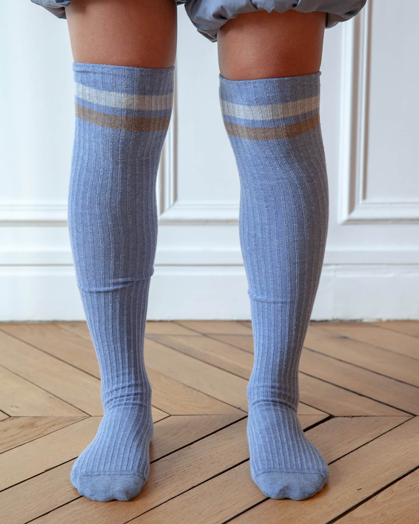 BASERANGE Socks Race Overknee Socks
