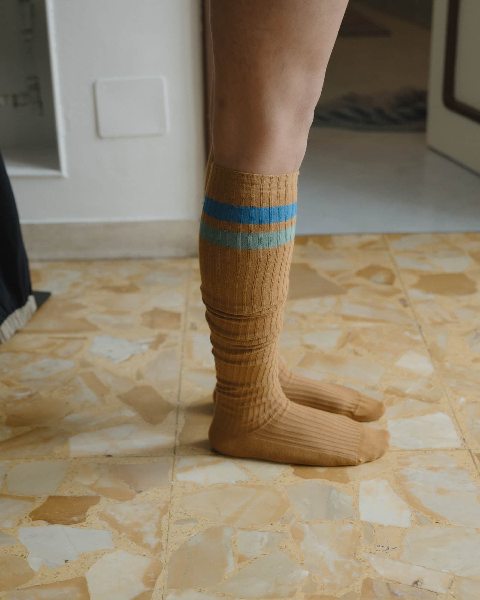 BASERANGE Socks Race Overknee Socks