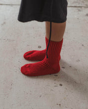 BASERANGE Socks RED / One Size Mea Socks