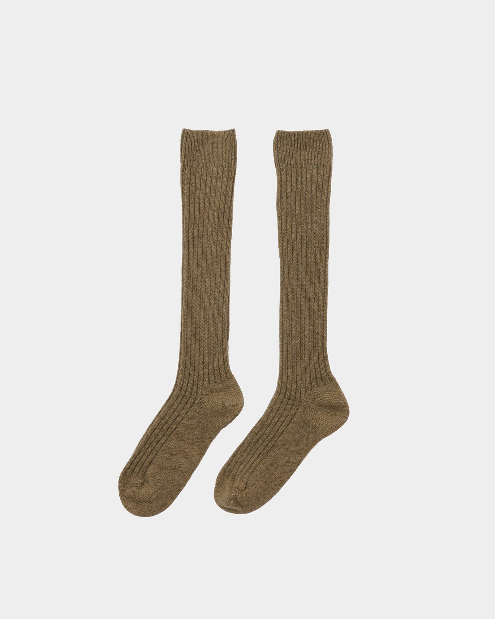 BASERANGE Socks Rib Knee Socks