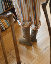 BASERANGE Socks Rib Knee Socks