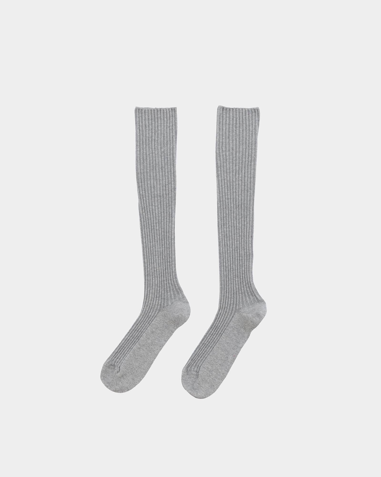 BASERANGE Socks Rib Knee Socks
