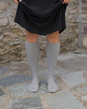 BASERANGE Socks Rib Knee Socks