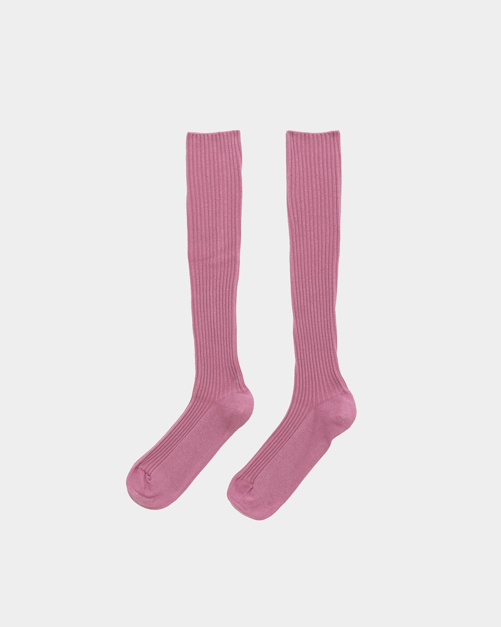 BASERANGE Socks Rib Knee Socks