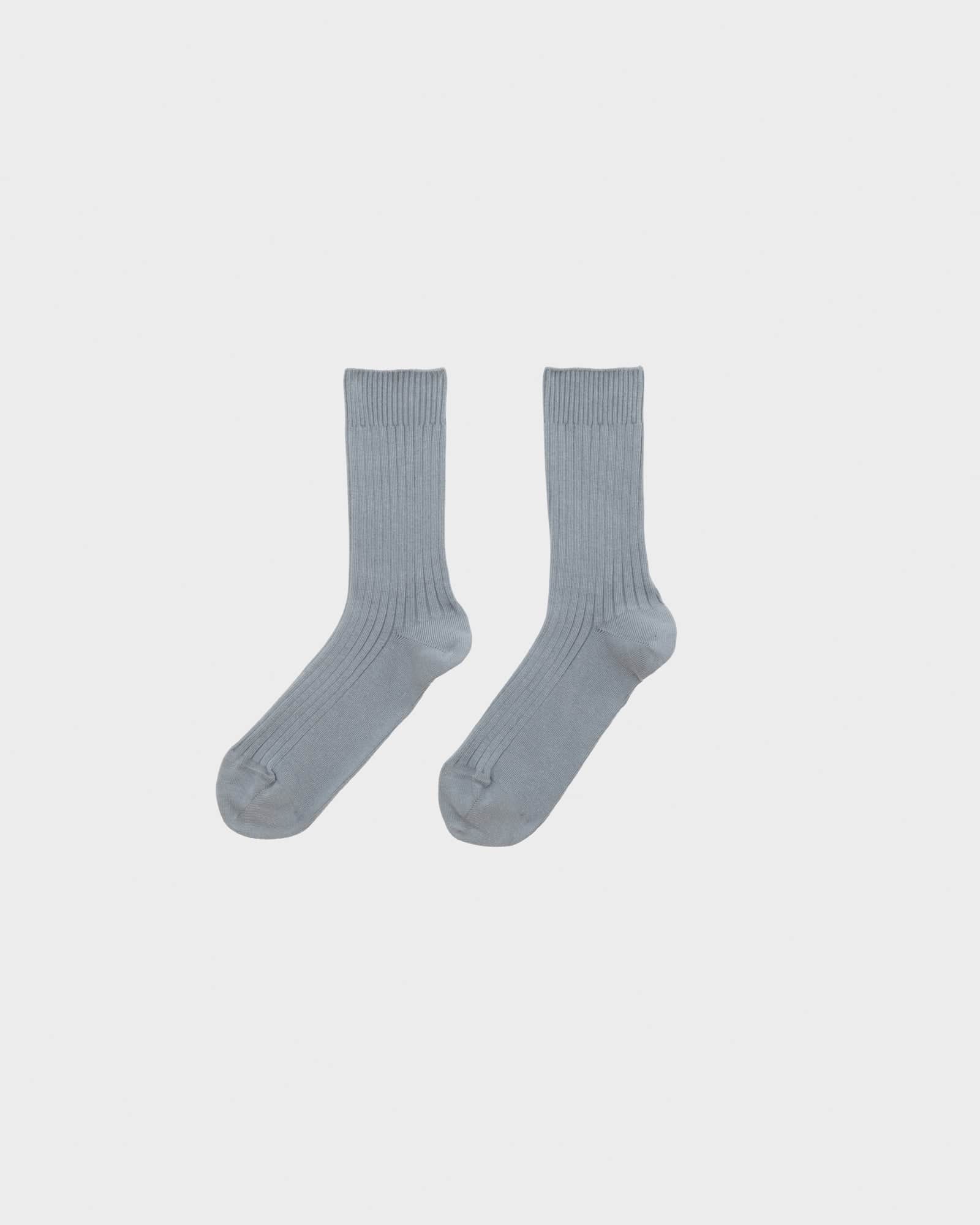 BASERANGE Socks Rib Overankle Socks