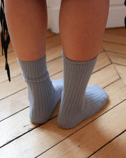 BASERANGE Socks Rib Overankle Socks