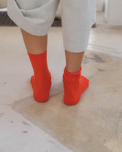 BASERANGE Socks Rib Overankle Socks