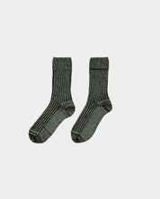 BASERANGE Socks Rib Overankle Socks