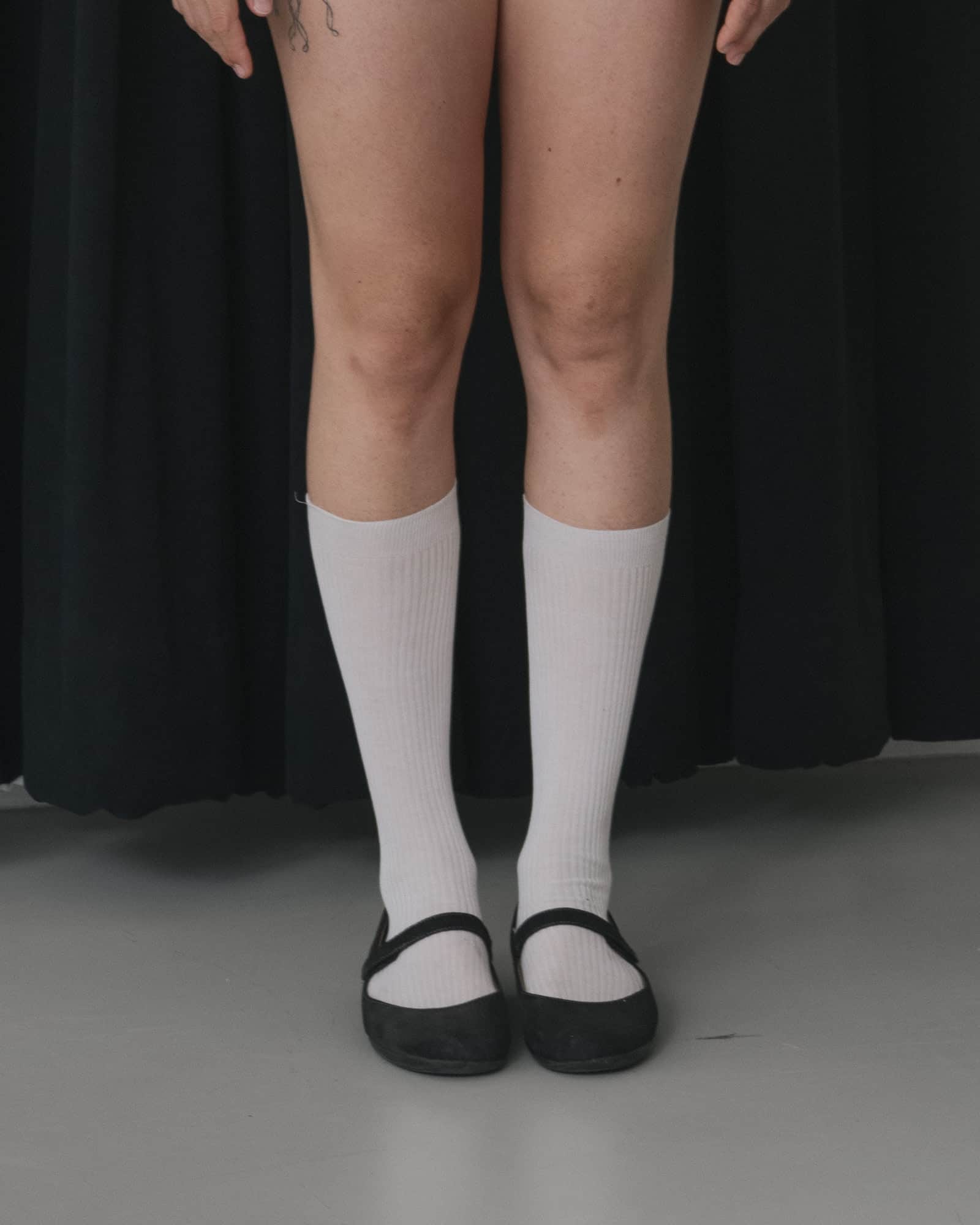 BASERANGE Socks Rib Overankle Socks